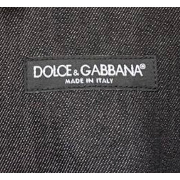 Authentic Dolce & Gabbana Top Chemise Button Up Dress Shirt Jacket Denim Men's - Picture 12 of 12